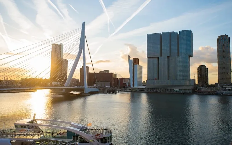 Bootsfahrt in Rotterdam