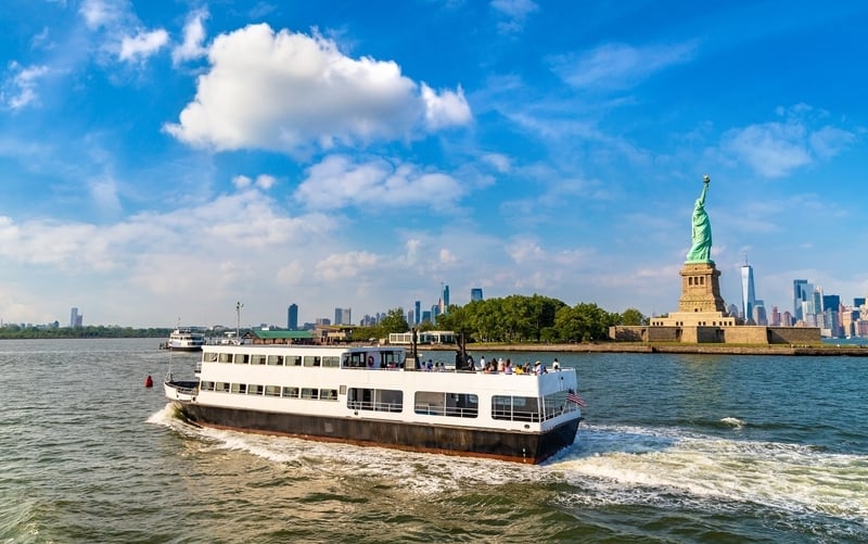 Bootsfahrt zu den Highlights von New York